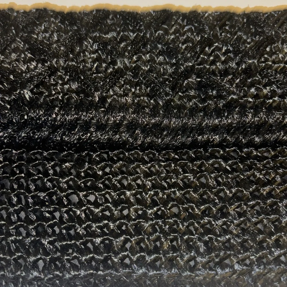 MR JONAS VINTAGE BLACK WOVEN CLUTCH BAG WITH SNAP CLOSURE GREAT CONDITION